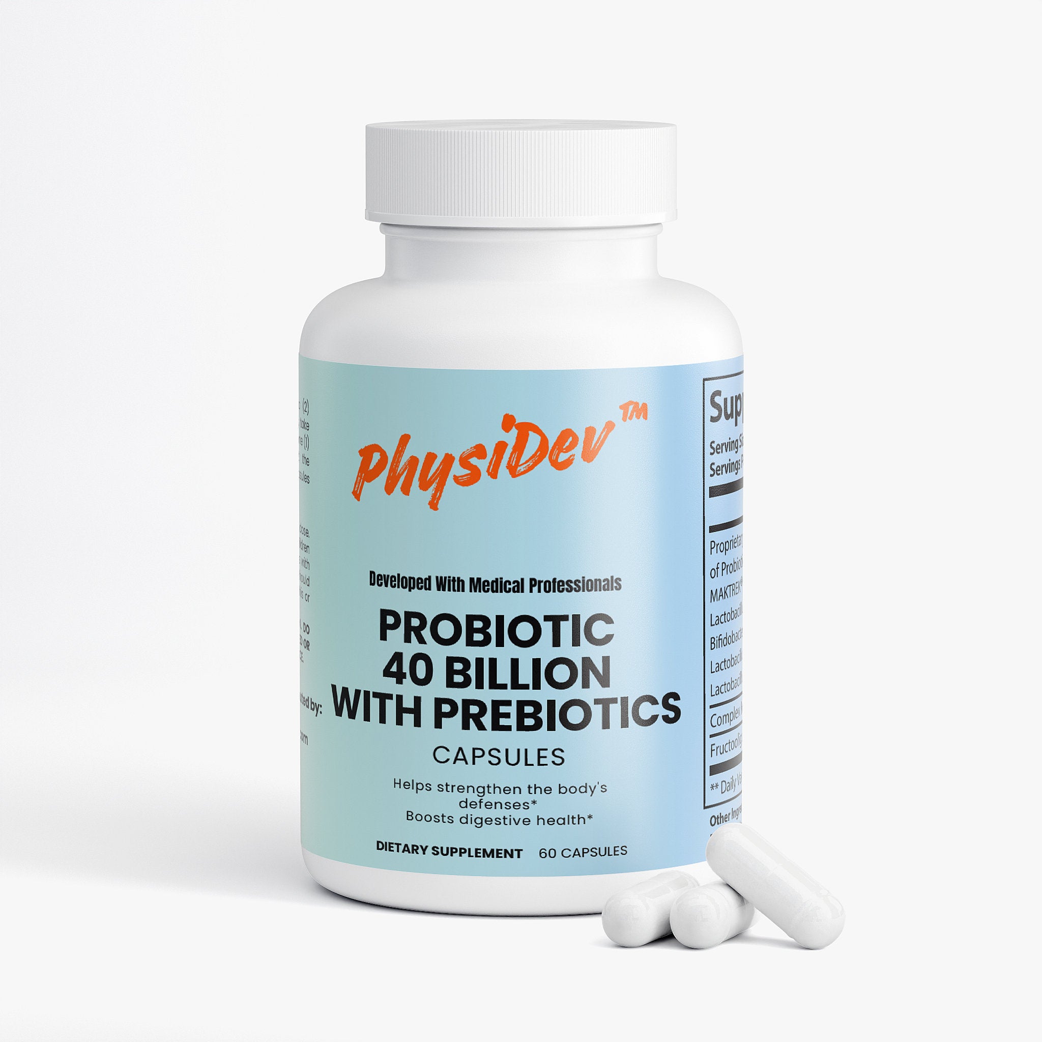 Probiotic 40 Billion with Prebiotics